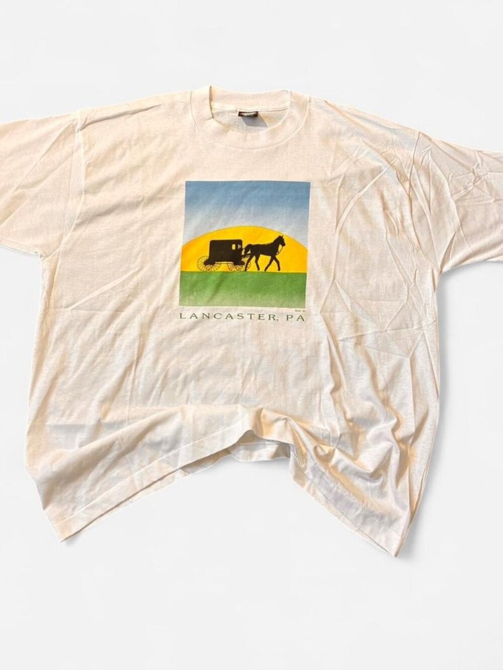 90s Lancaster PA Amish Horse and Buggy Screen Stars T-shirt